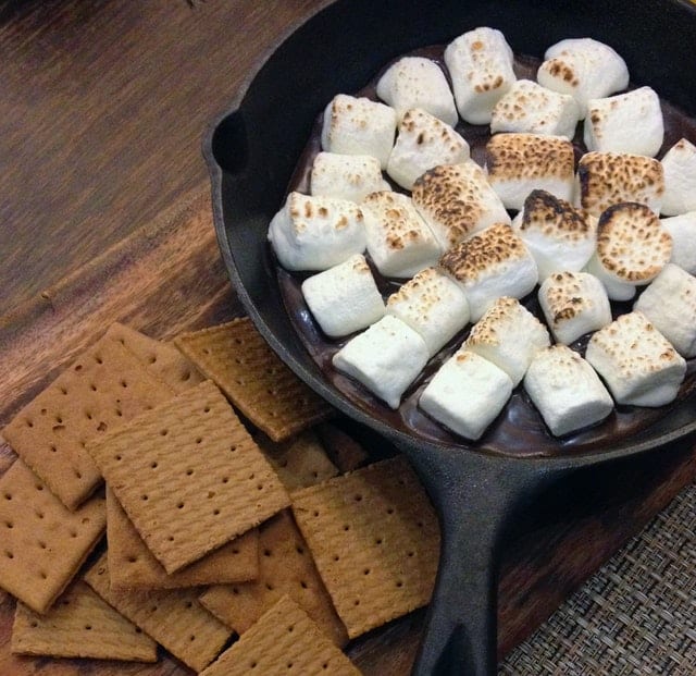 smores for the kids - camping meal