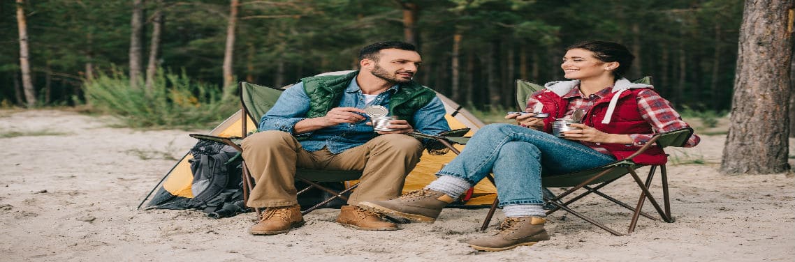 easy open canned foods couple camping