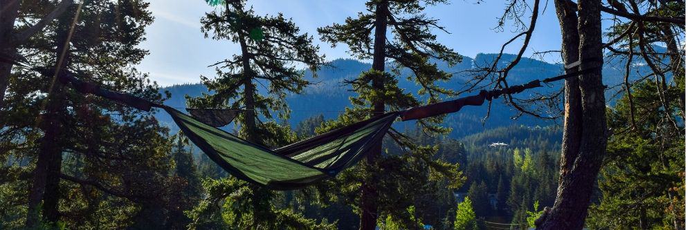 camping-hammock-on-sunrise